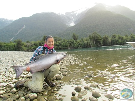 Fotos da pesca esportiva em Chaiten no Chile